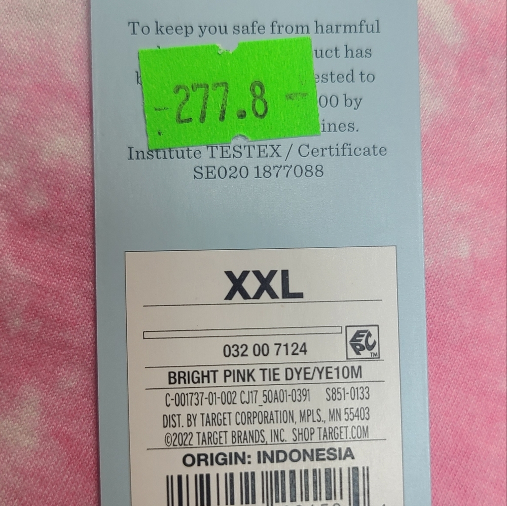 Kids' Tank Top Cat & Jack Bright Pink Size XXL - Picture 5 of 5
